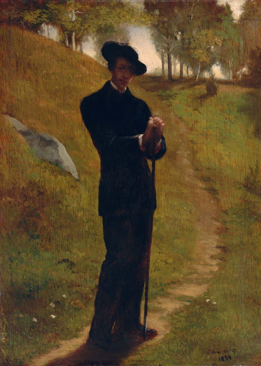 Portret malarza, 1859. autorstwa John La Farge