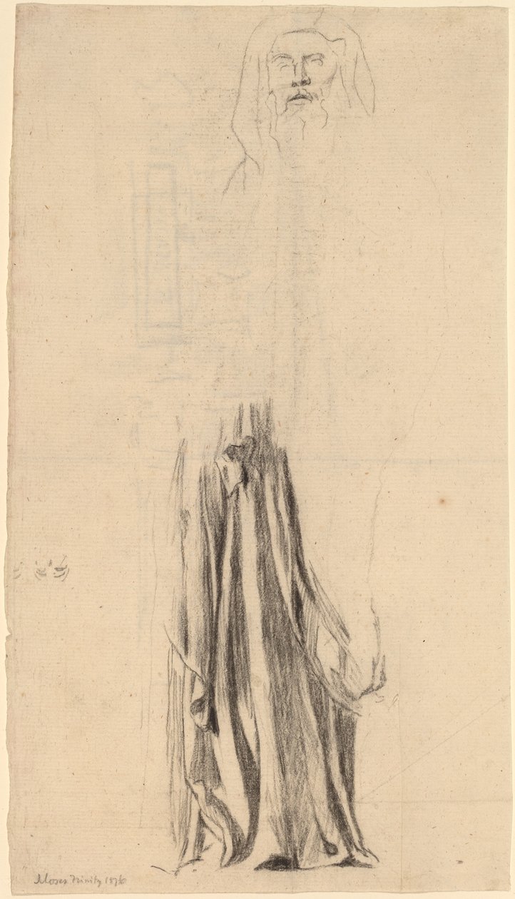 Study for Moses — Trinity Church, Boston autorstwa John La Farge