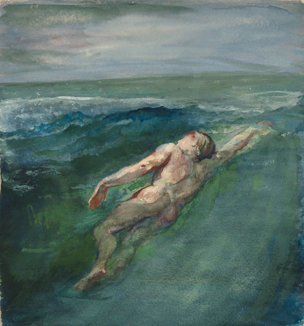 Pływak autorstwa John La Farge