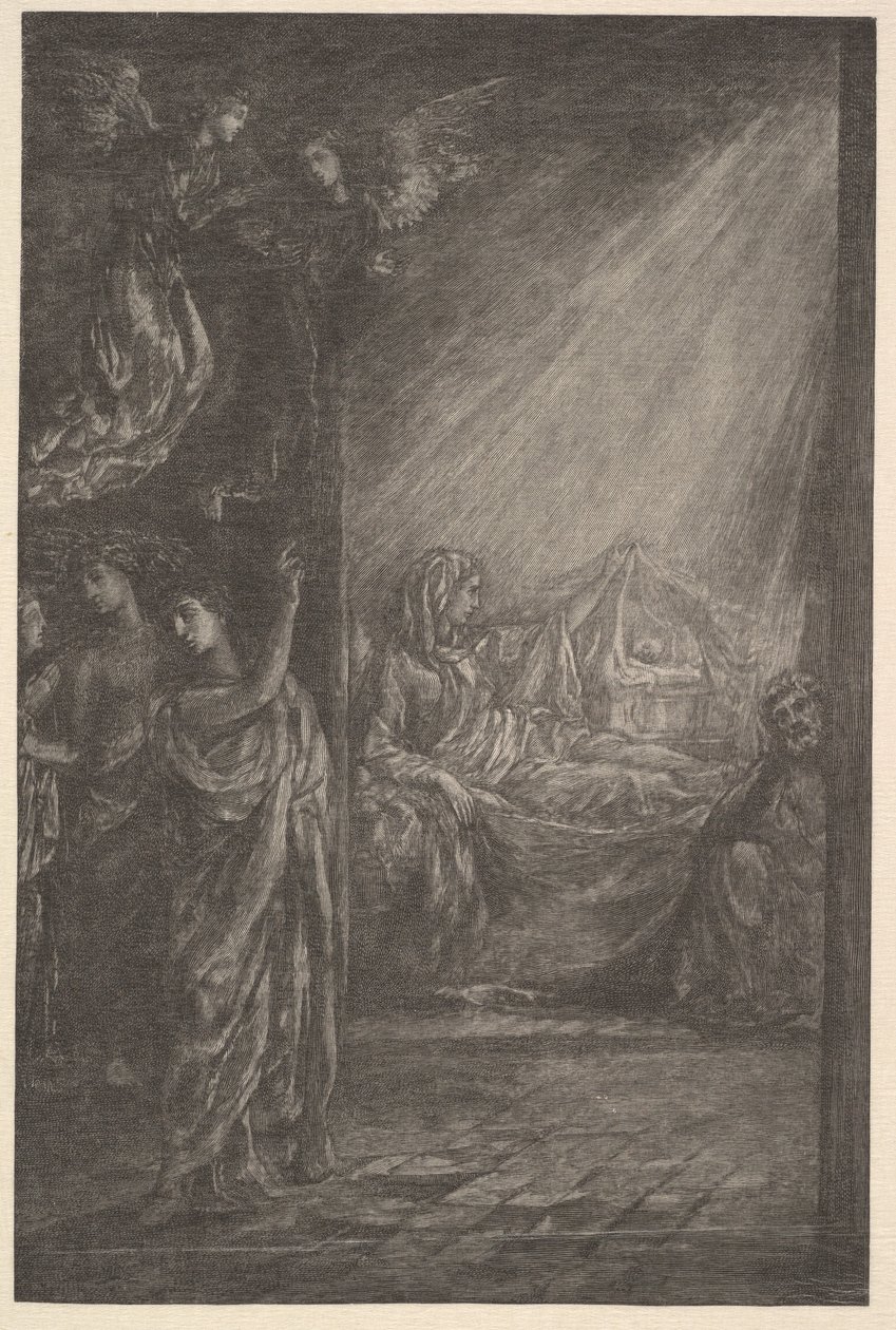 Narodzenia.n.d. autorstwa John La Farge