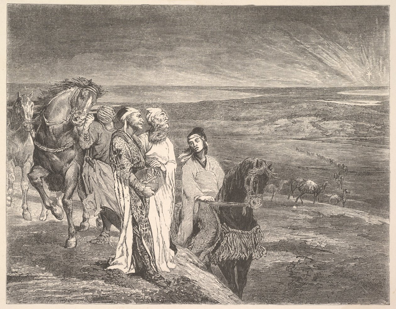 Mędrcy ze Wschodu, 1868. autorstwa John La Farge
