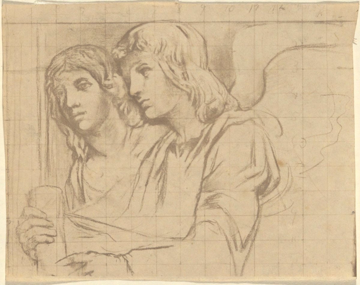 Dwa Anioły dla Trinity Church w Bostonie autorstwa John La Farge