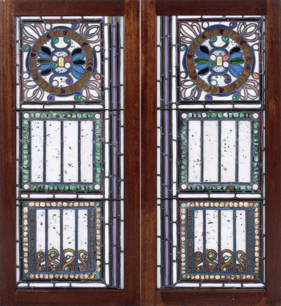 Para okien ze szkła ołowiowego, autorstwa John La Farge or Lafarge