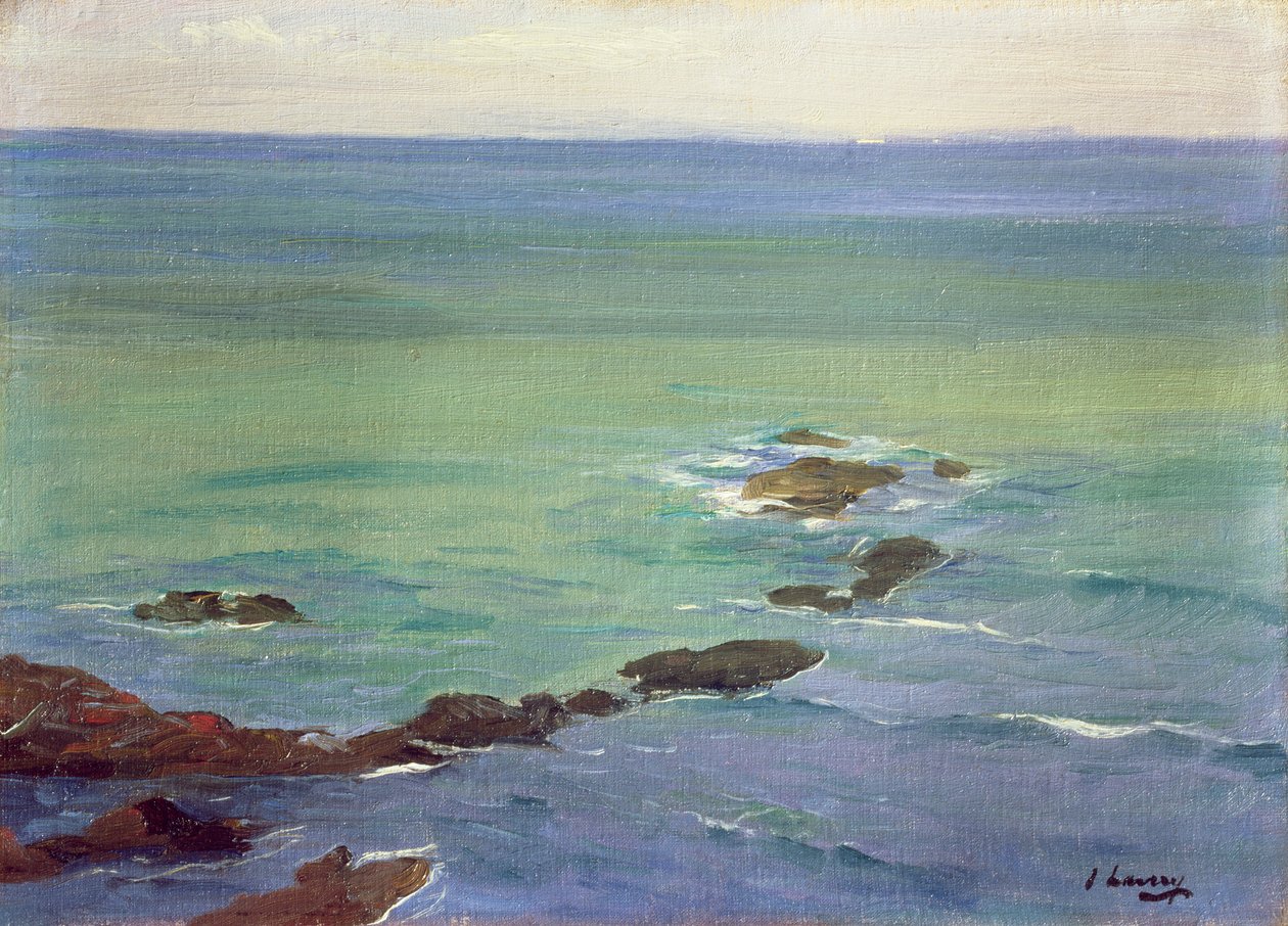 Scena przybrzeżna autorstwa John Lavery