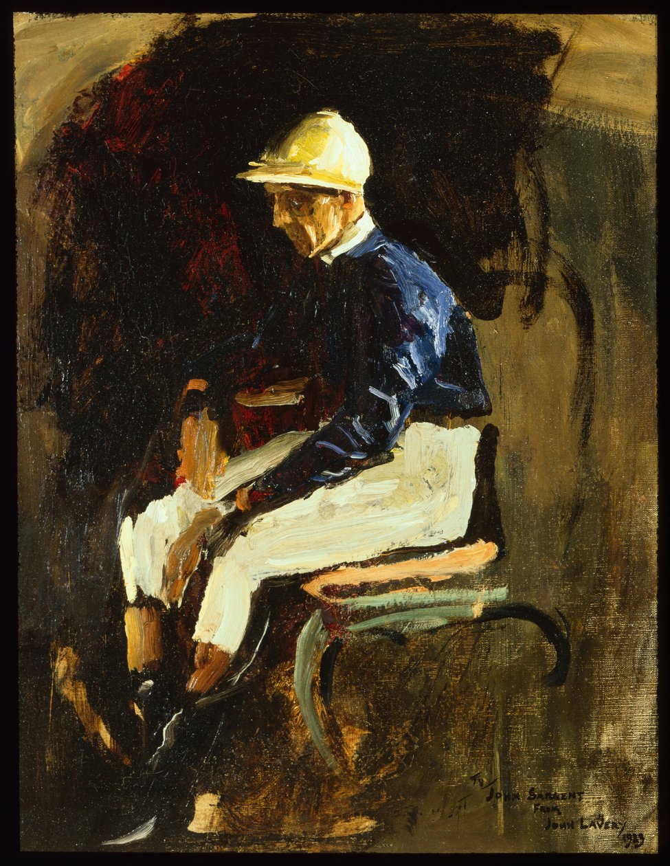 Joe Childs, dżokej Rothschilda autorstwa John Lavery