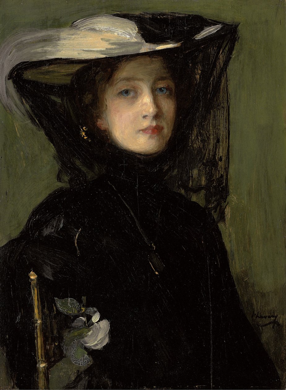 Maryja w czerni autorstwa John Lavery