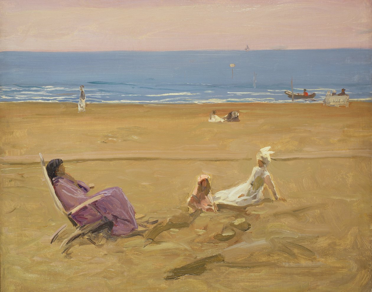 Na plaży autorstwa John Lavery