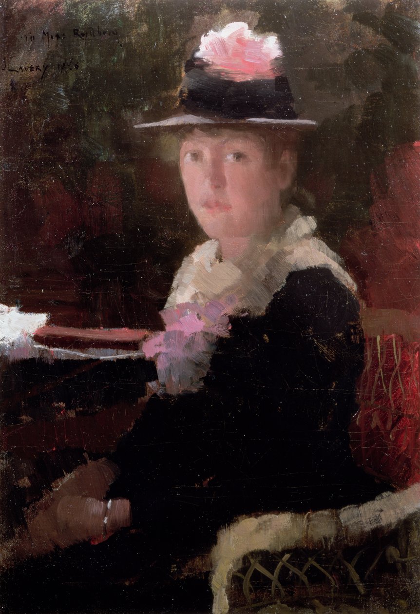 Portret panny Gerdy Rydberg, 1883 autorstwa John Lavery