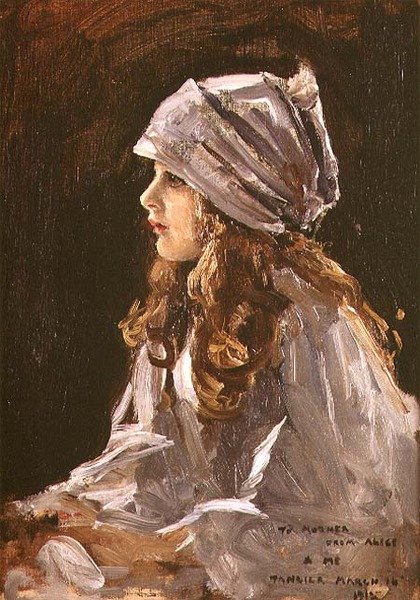 Portret córki artysty, Alicji autorstwa John Lavery