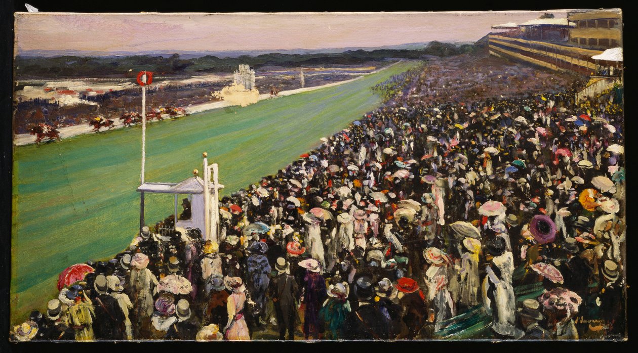 Złoty Puchar, Ascot, Royal Enclosure autorstwa John Lavery