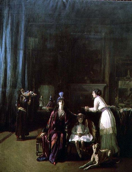 Pracownia (olej na płótnie) autorstwa John Lavery
