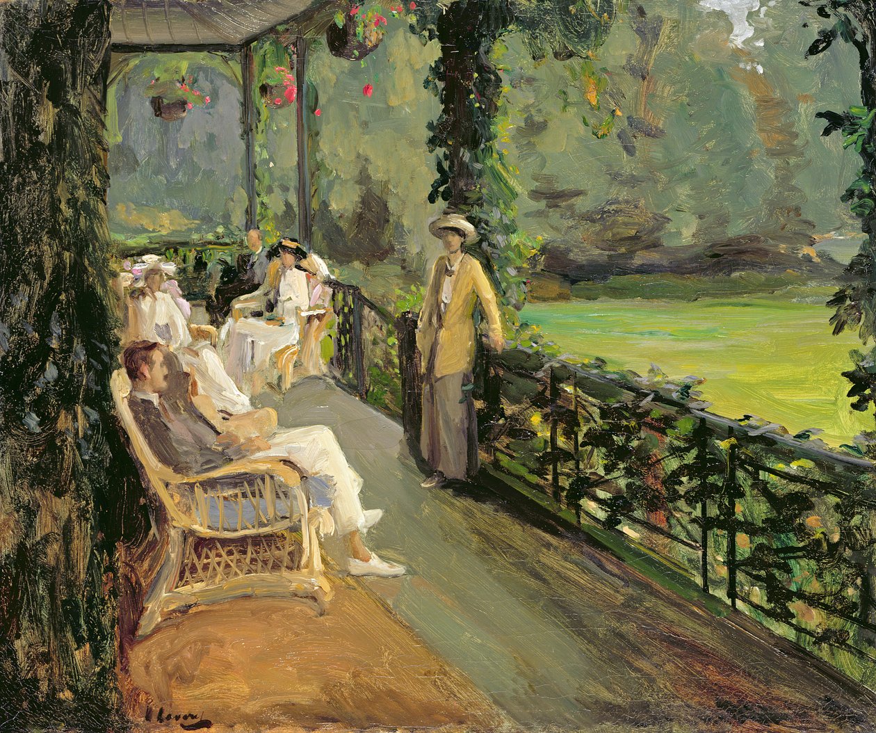 Weranda, 1912 r. autorstwa John Lavery
