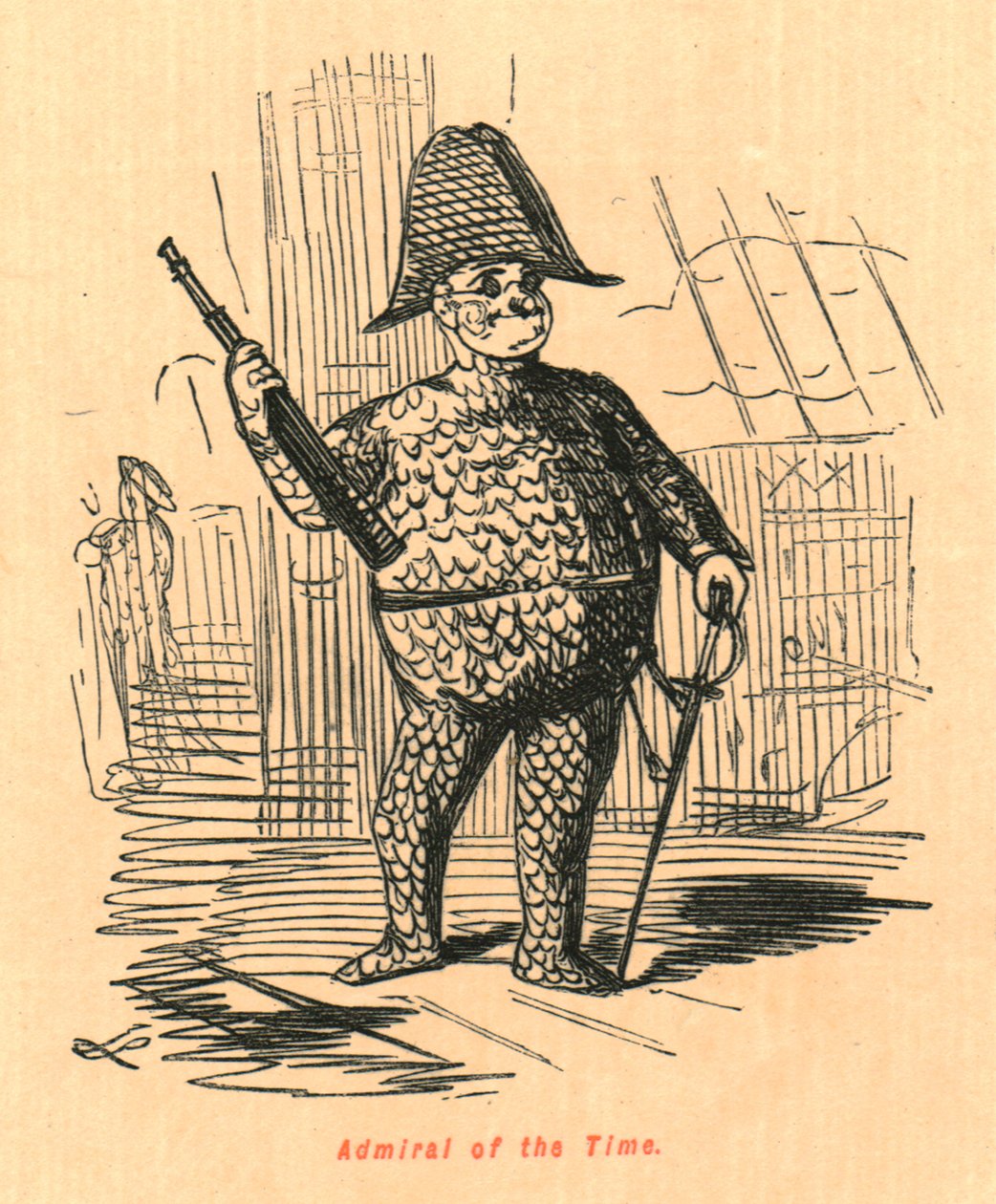 Admirał czasu, 1897. autorstwa John Leech
