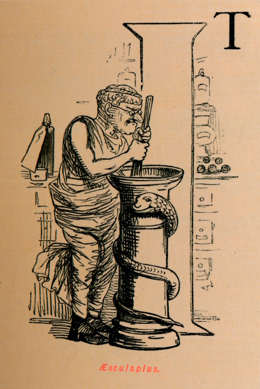 Eskulap, 1852 autorstwa John Leech