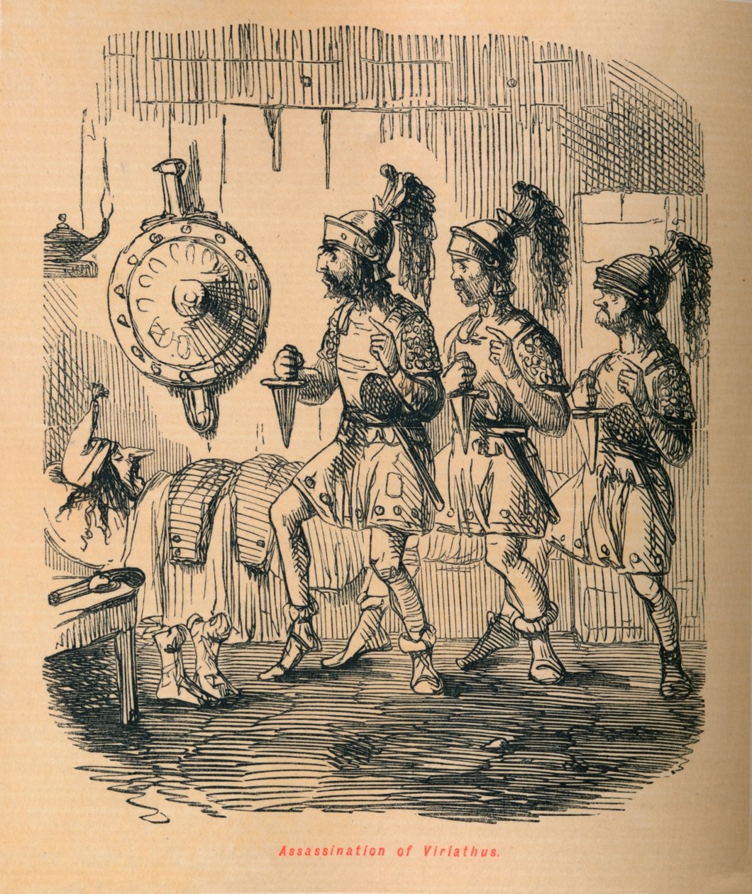 Zabójstwo Wiriata, 1852 autorstwa John Leech