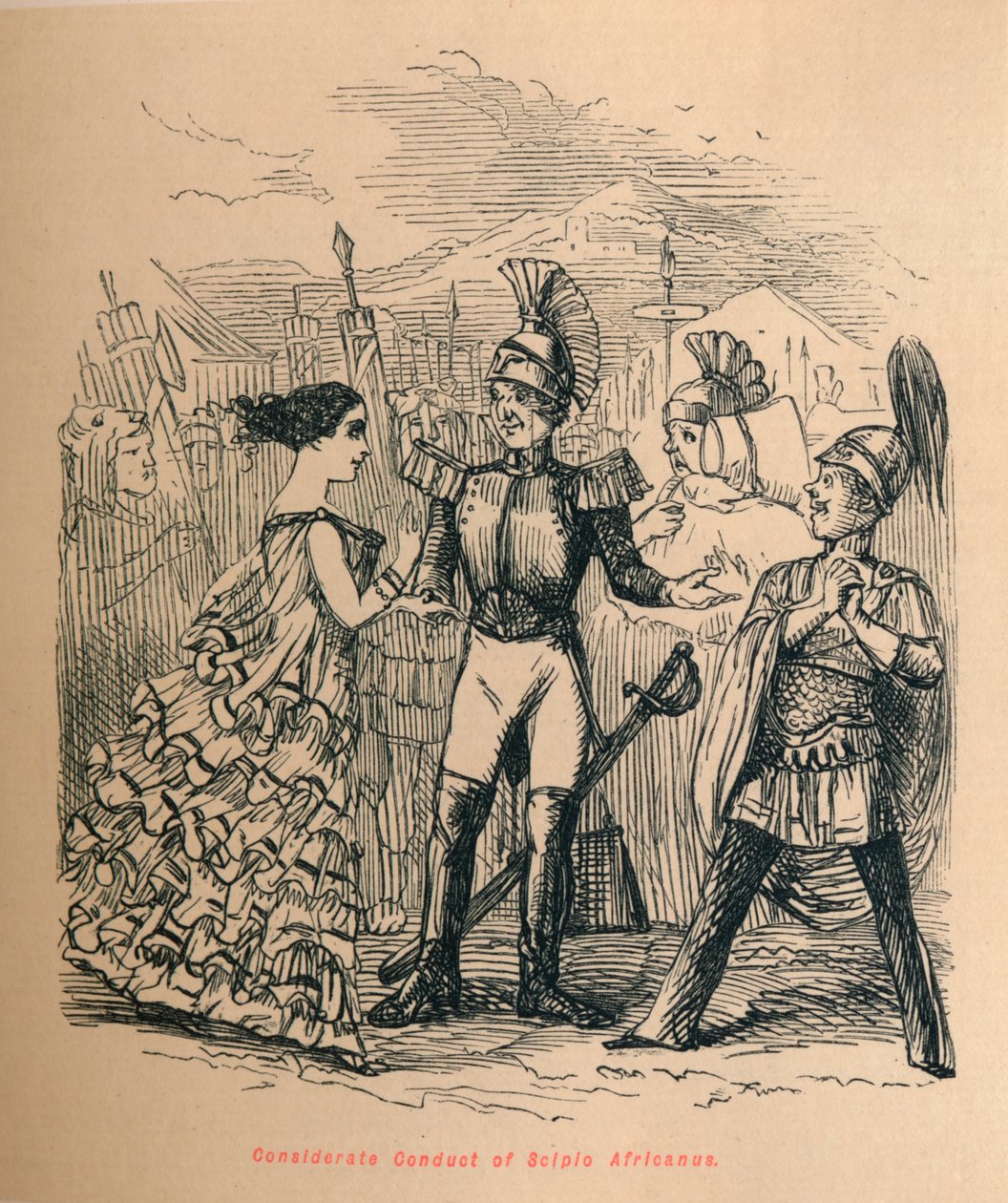 Rozważmy postępowanie Scipio Africanus, 1852 autorstwa John Leech