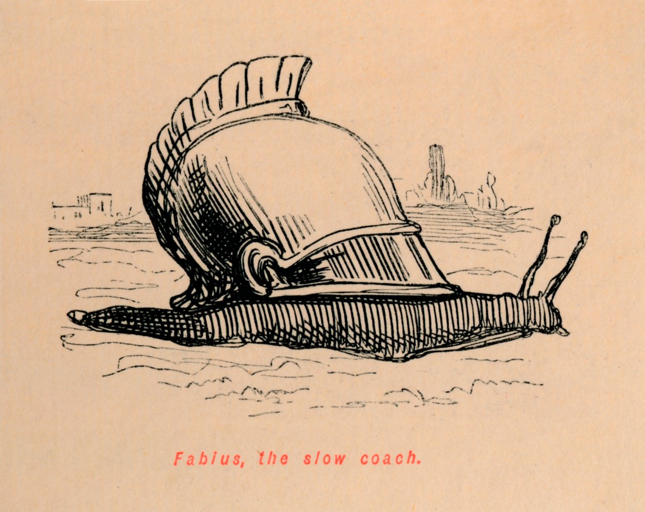 Fabius, powolny trener, 1852 autorstwa John Leech