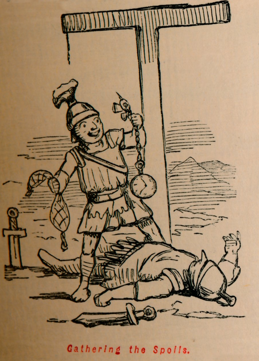 Zbieranie łupów, 1852 autorstwa John Leech