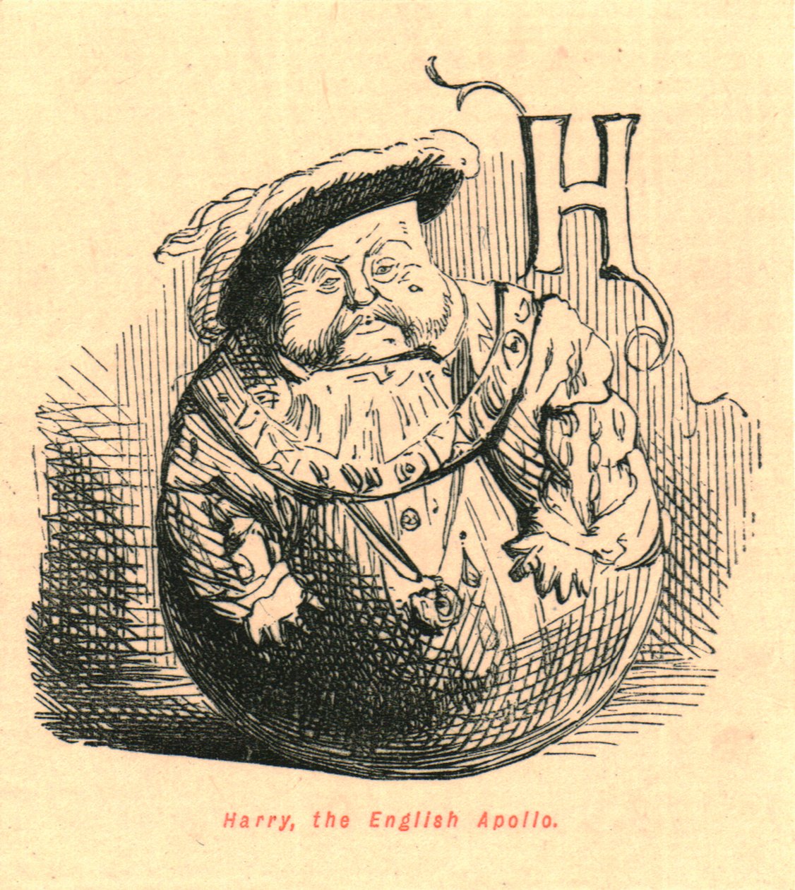 Harry, angielski Apollo, 1897. autorstwa John Leech