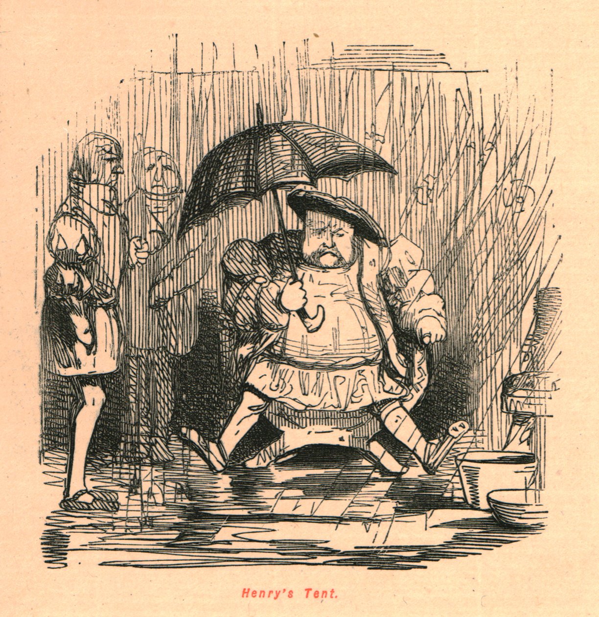 Namiot Henryka, 1897. autorstwa John Leech