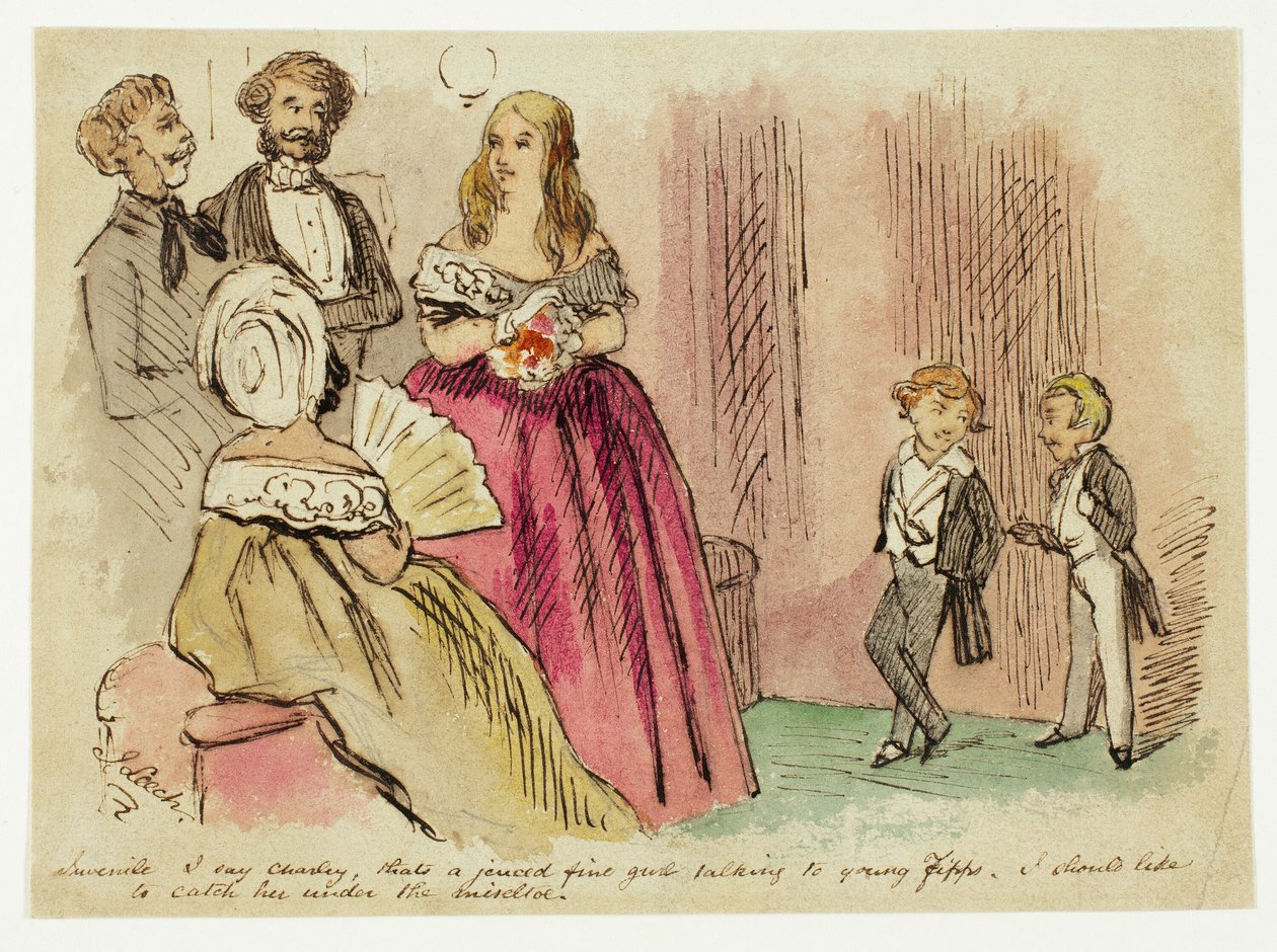 Nieletni: Mówię Charley, to naprawdę piękna dziewczyna. autorstwa John Leech