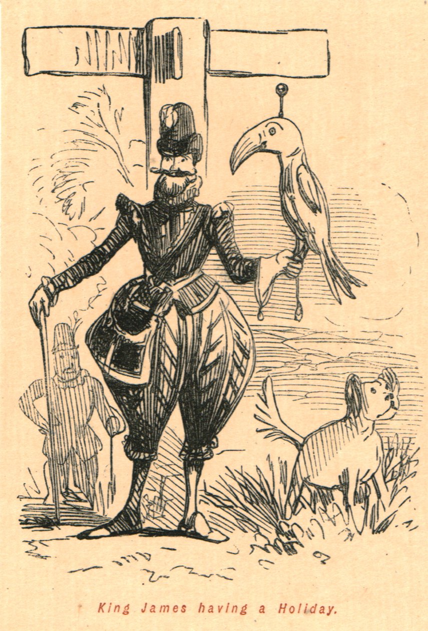 Król Jakub mający święto, 1897. autorstwa John Leech