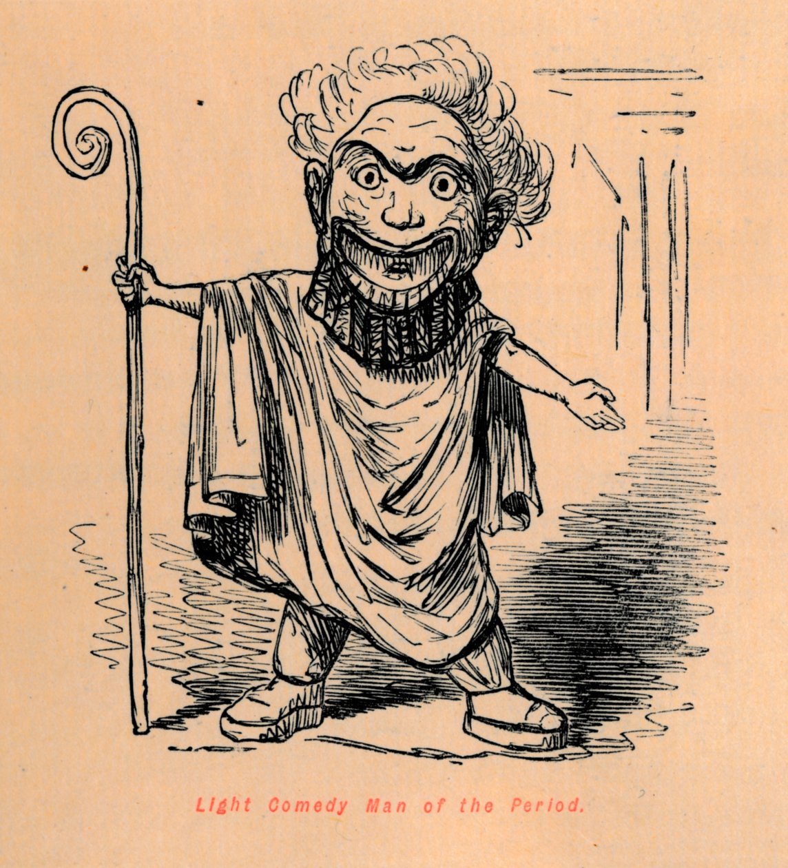 Lekki człowiek komediowy tamtego okresu, 1852 autorstwa John Leech