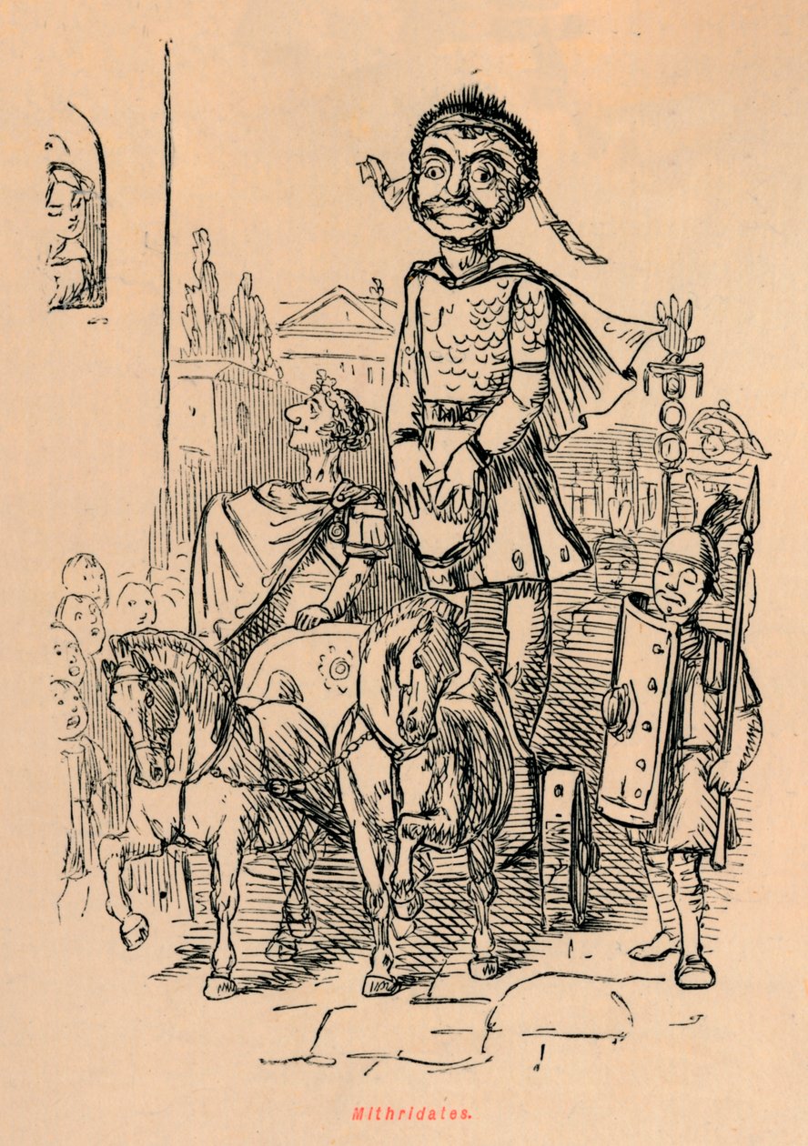 Mitrydates, 1852 autorstwa John Leech