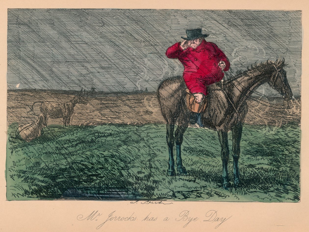 Pan Jorrocks ma dzień pożegnania, 1854 autorstwa John Leech