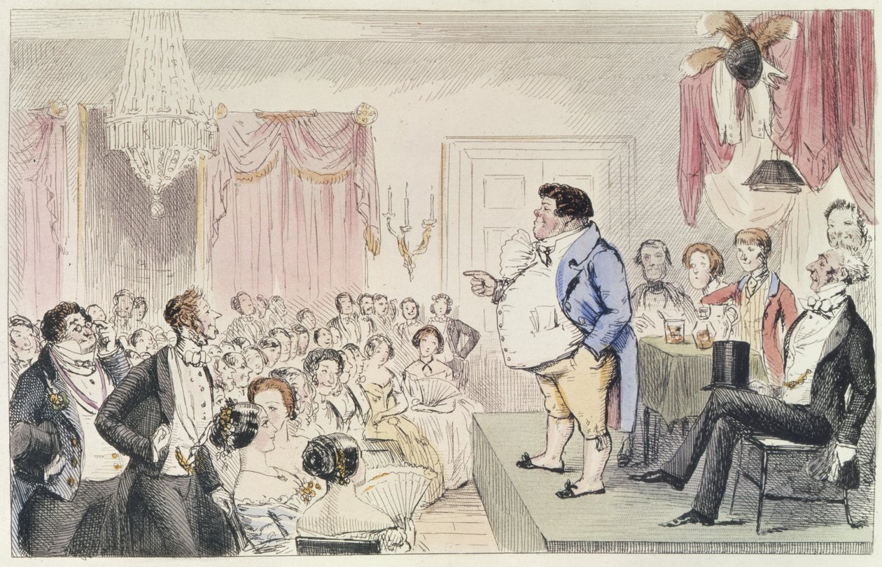 Wykład pana Jorrockssa o Unting, z książki Roberta Smitha Surteesa (1805-64) autorstwa John Leech