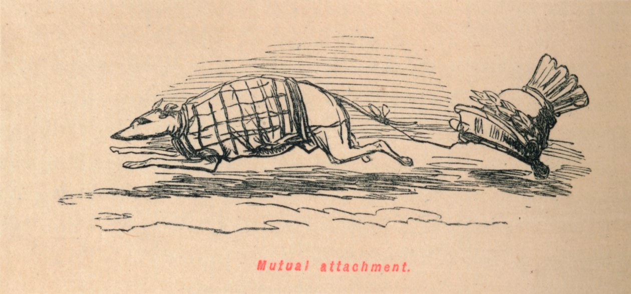 Wzajemne przywiązanie, 1852 autorstwa John Leech