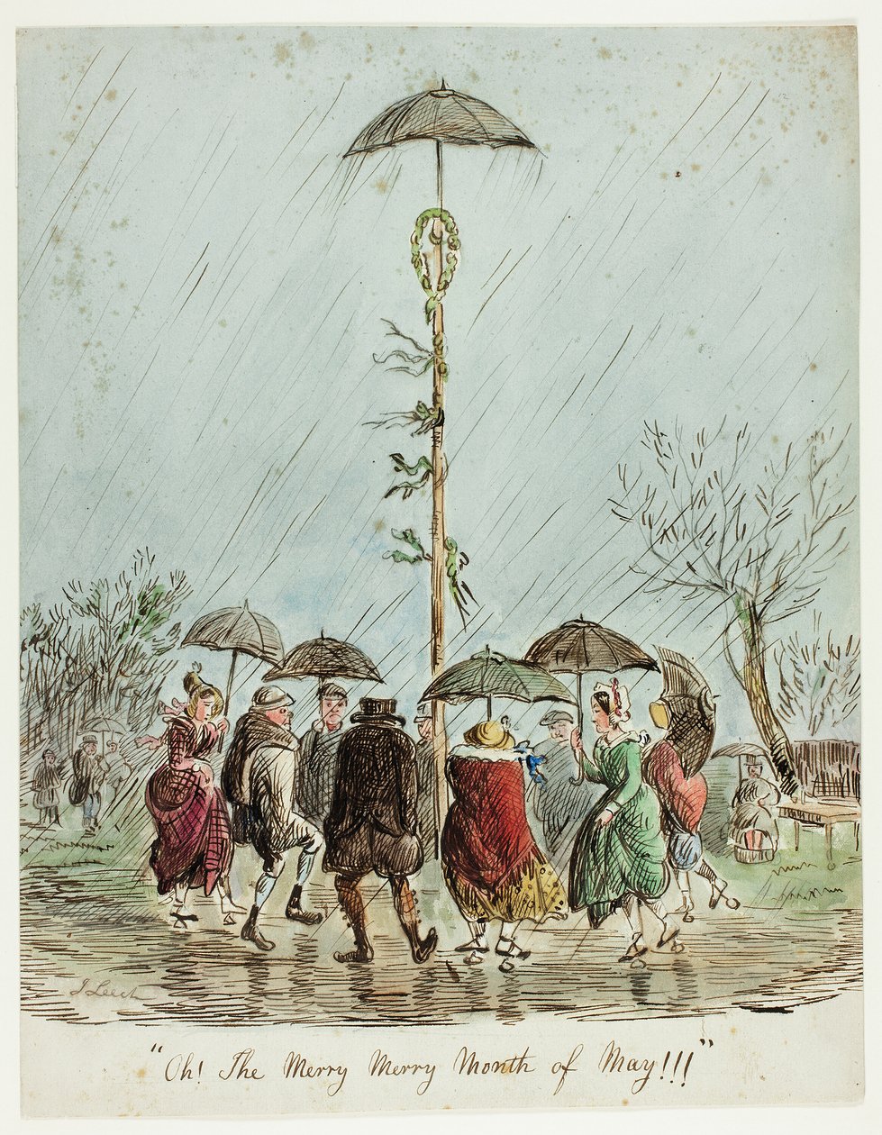 Oh! Wesoły, wesoły miesiąc maj!!! autorstwa John Leech