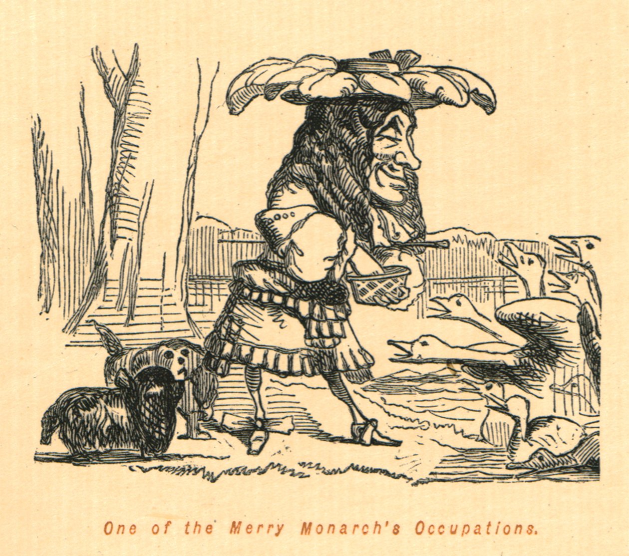 Jedna z okupacji Wesołych Monarchów, 1897. autorstwa John Leech