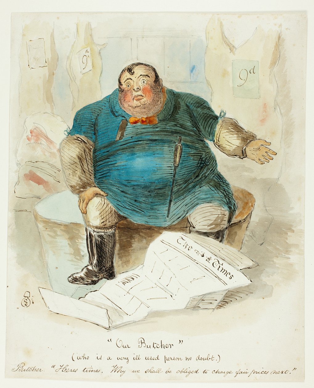 Nasz Rzeźnik autorstwa John Leech