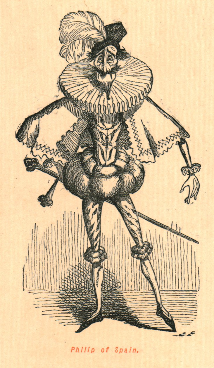 Filip Hiszpanii, 1897. autorstwa John Leech