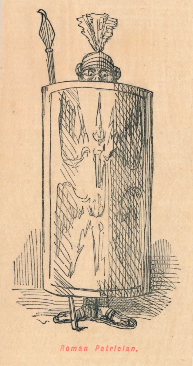 Patrycjusz rzymski, 1852 r. autorstwa John Leech