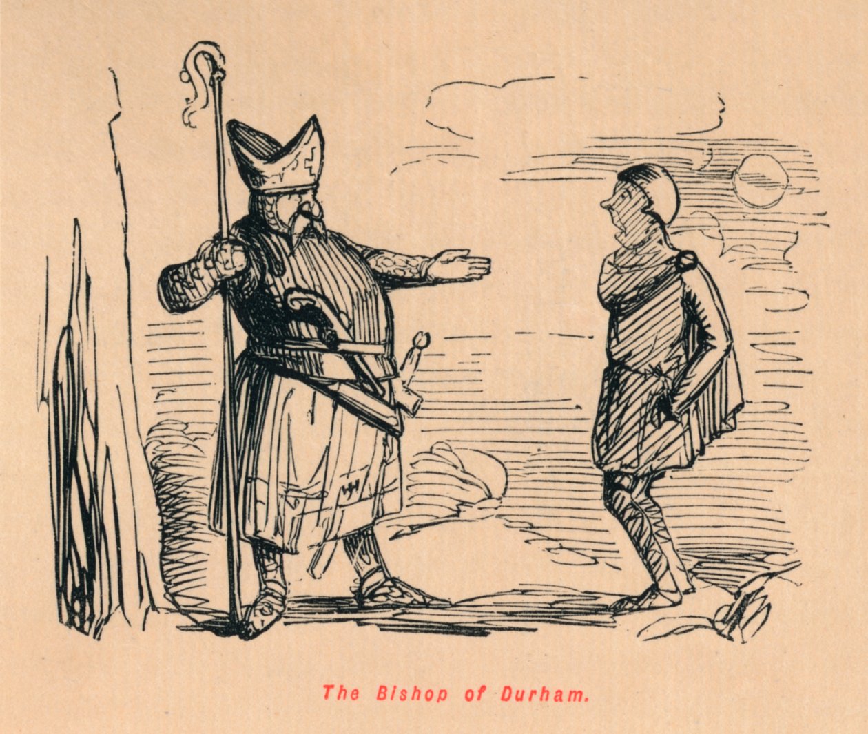 Biskup Durham, ok. 1860, ok. 1860 autorstwa John Leech