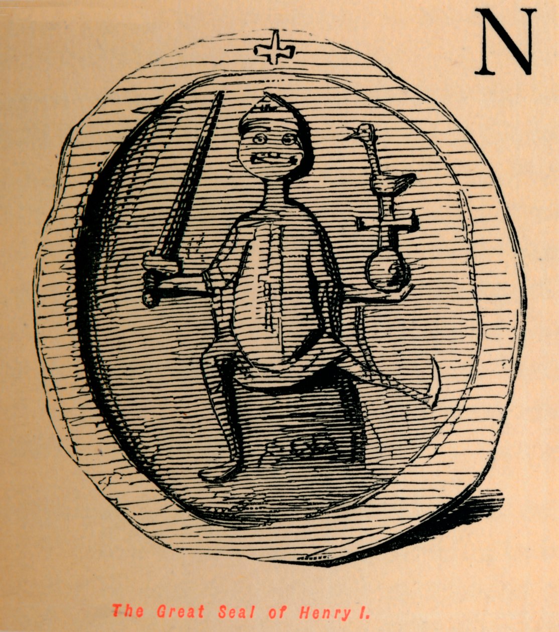 Wielka Pieczęć Henryka I, ok. 1860, ok. 1860 autorstwa John Leech