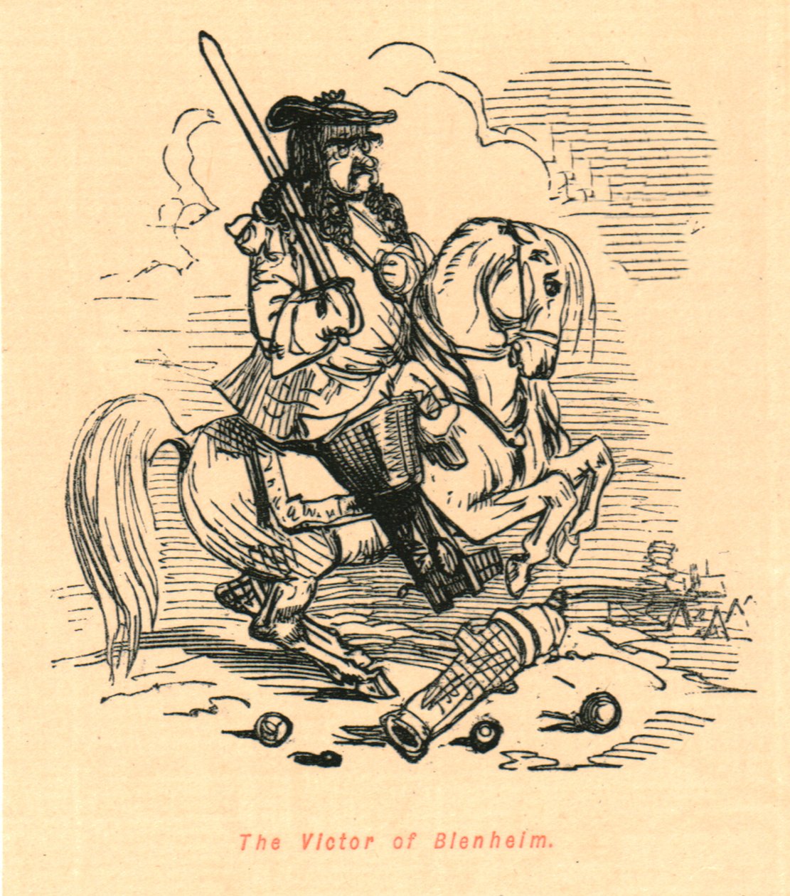 Zwycięzca z Blenheim, 1897. autorstwa John Leech
