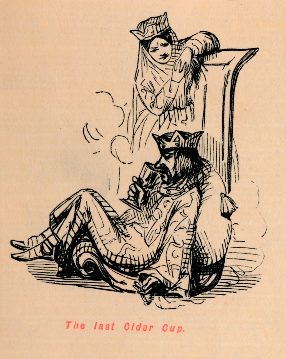 Ostatni Puchar Cydru, ok. 1860, ok. 1860 autorstwa John Leech