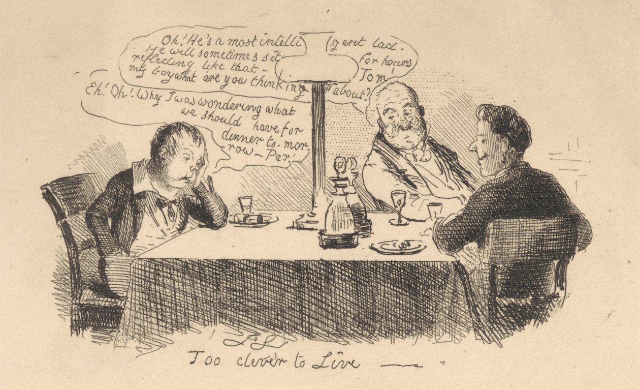 Zbyt mądry, by żyć autorstwa John Leech