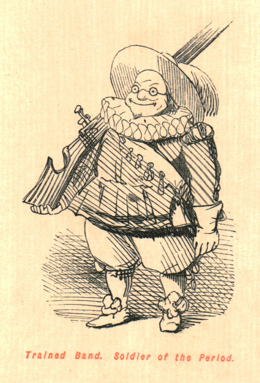 Wyszkolony zespół. Żołnierz epoki, 1897. autorstwa John Leech