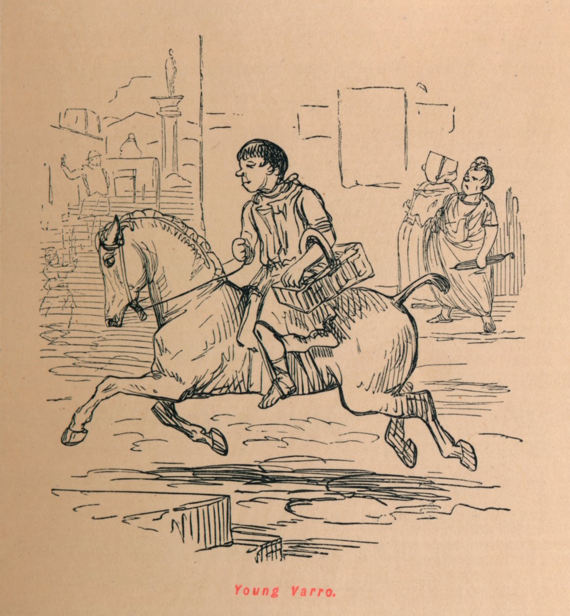 Młody Warron, 1852 autorstwa John Leech