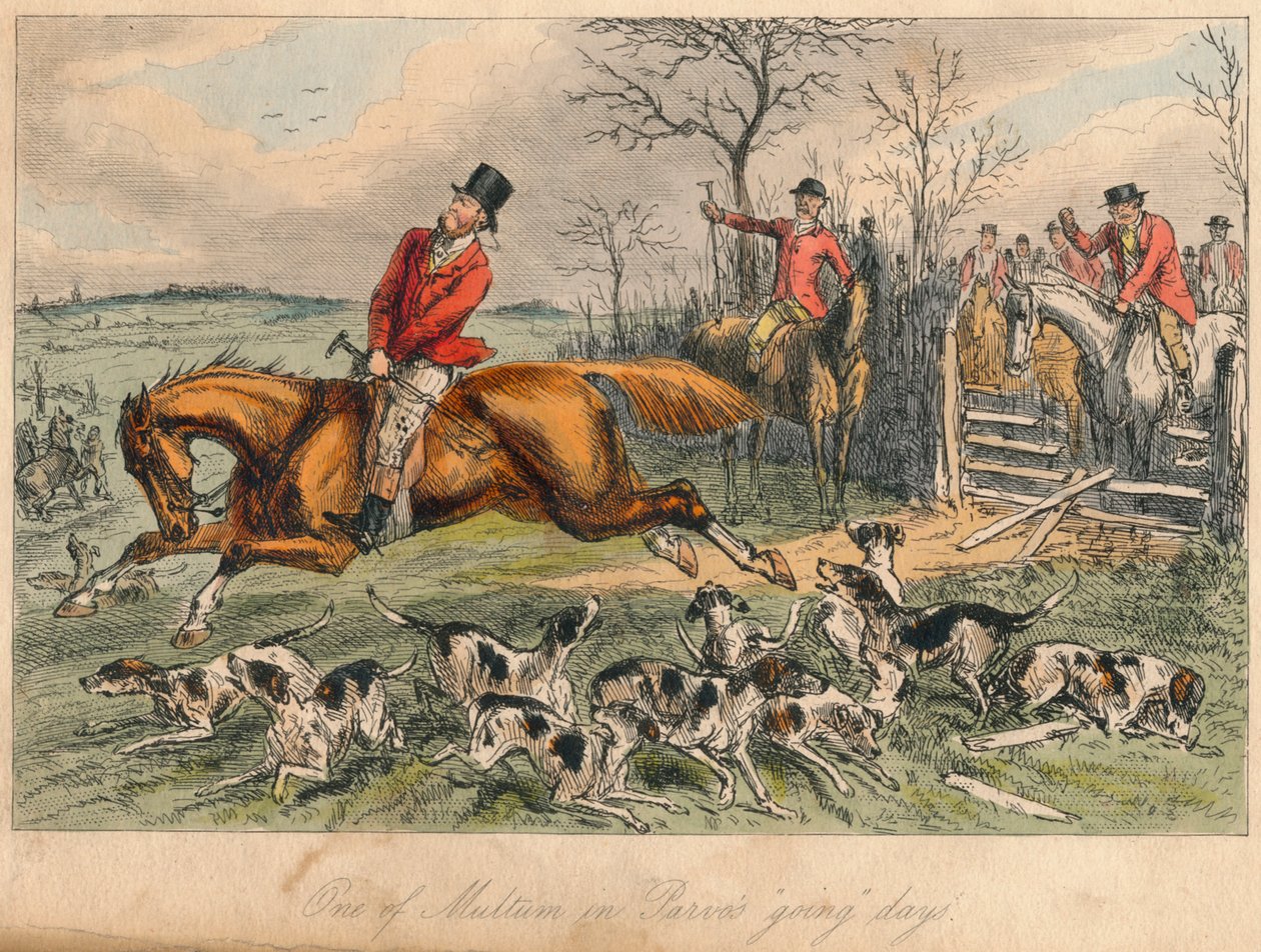 Jeden z odchodzących dni Multum w Parvos, 1865. Artyści: John Leech, Hablot Knight Browne. autorstwa John Leech and Hablot Knight Browne