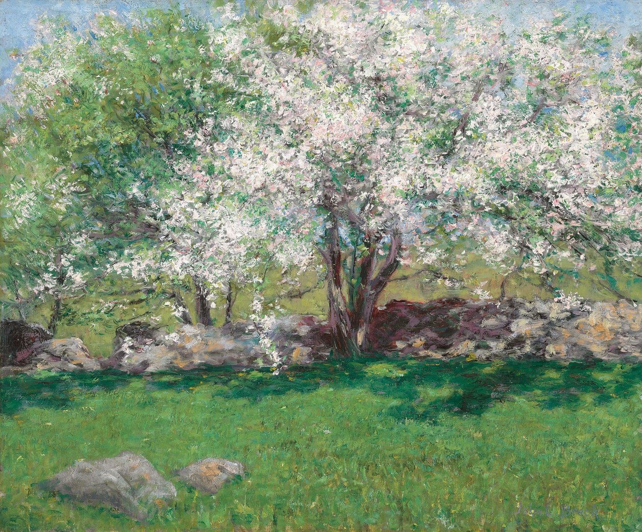 Jabłonie, ok.1889 autorstwa John Leslie Breck