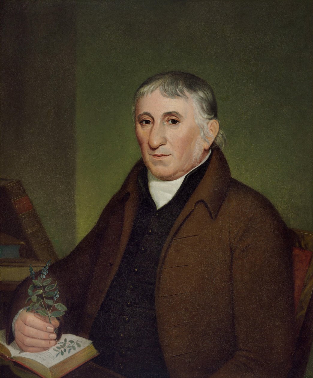 Portret Jacoba Rittera seniora, botanika autorstwa John Lewis Krimmel