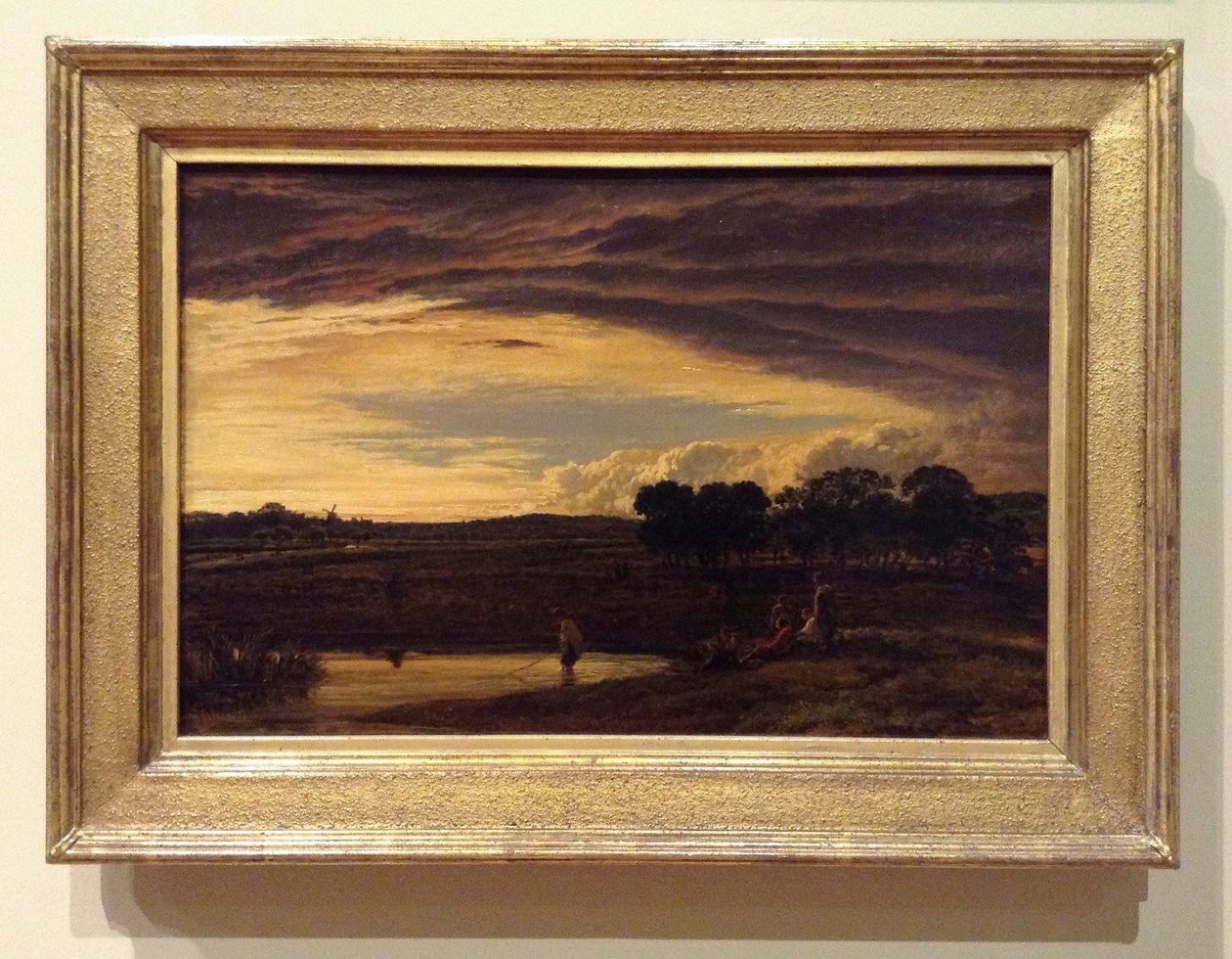 Wieczór, ustępująca burza autorstwa John Linnell