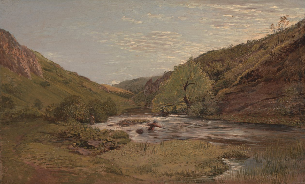 w Dovedale autorstwa John Linnell