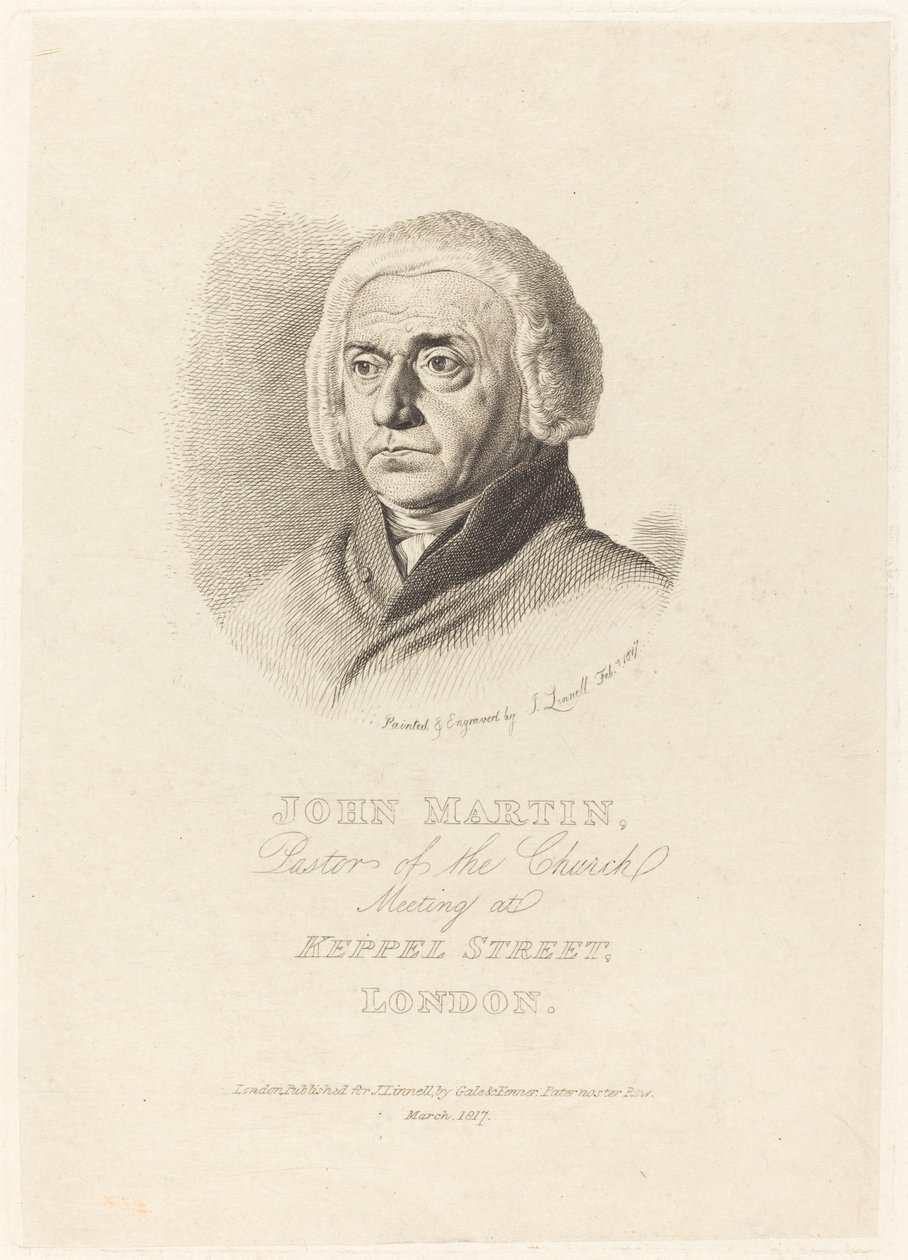 John Martin autorstwa John Linnell