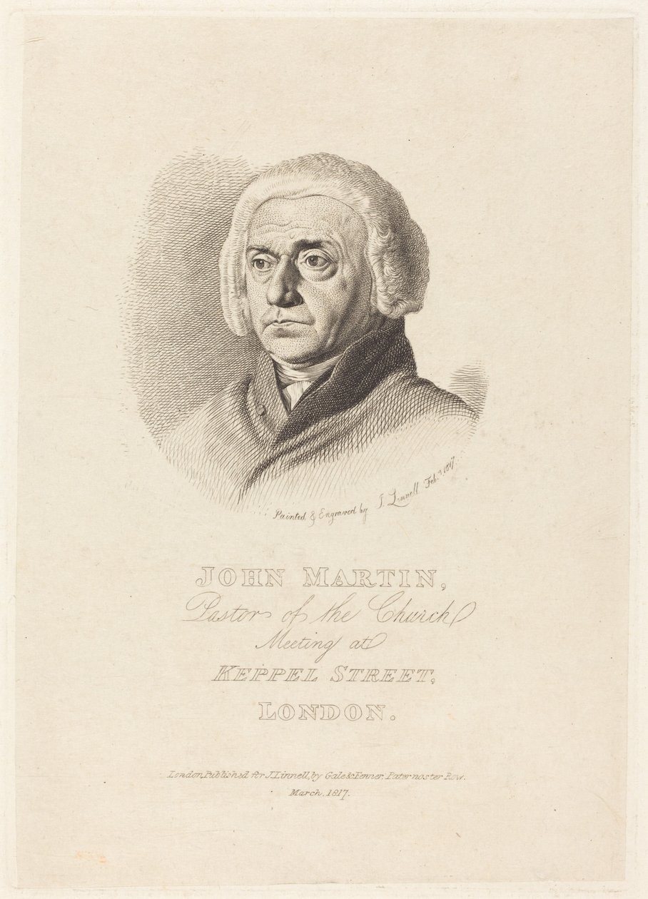 John Martin autorstwa John Linnell